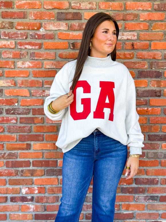 GEORGIA/GA REVERSIBLE SWEATSHIRT