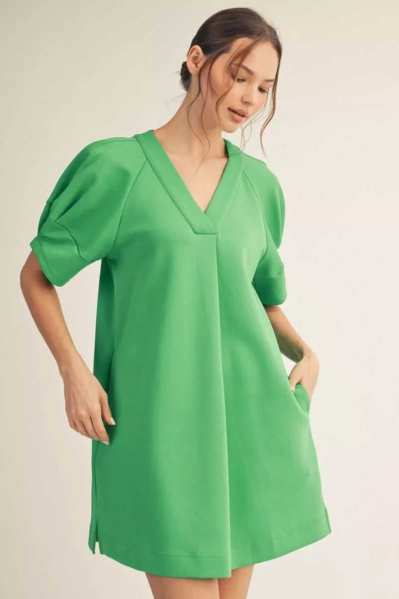 KELLY GREEN DRESS