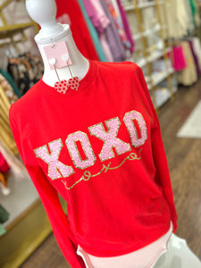 XOXO LONG SLEEVE TEE