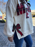 TARTAN "MERRY" SWEATSHIRT