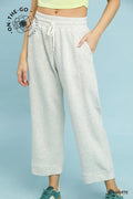 GREY ON THE GO ANKLE PANTS