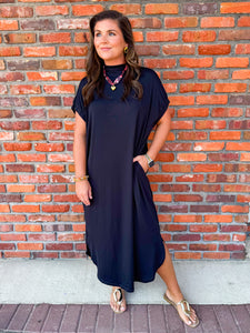 BLACK MOCK NECK MIDI