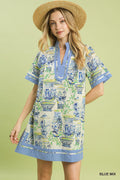 BLUE JAR MIX DRESS