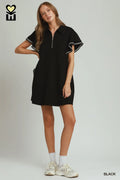 BLACK ON THE GO DRESS