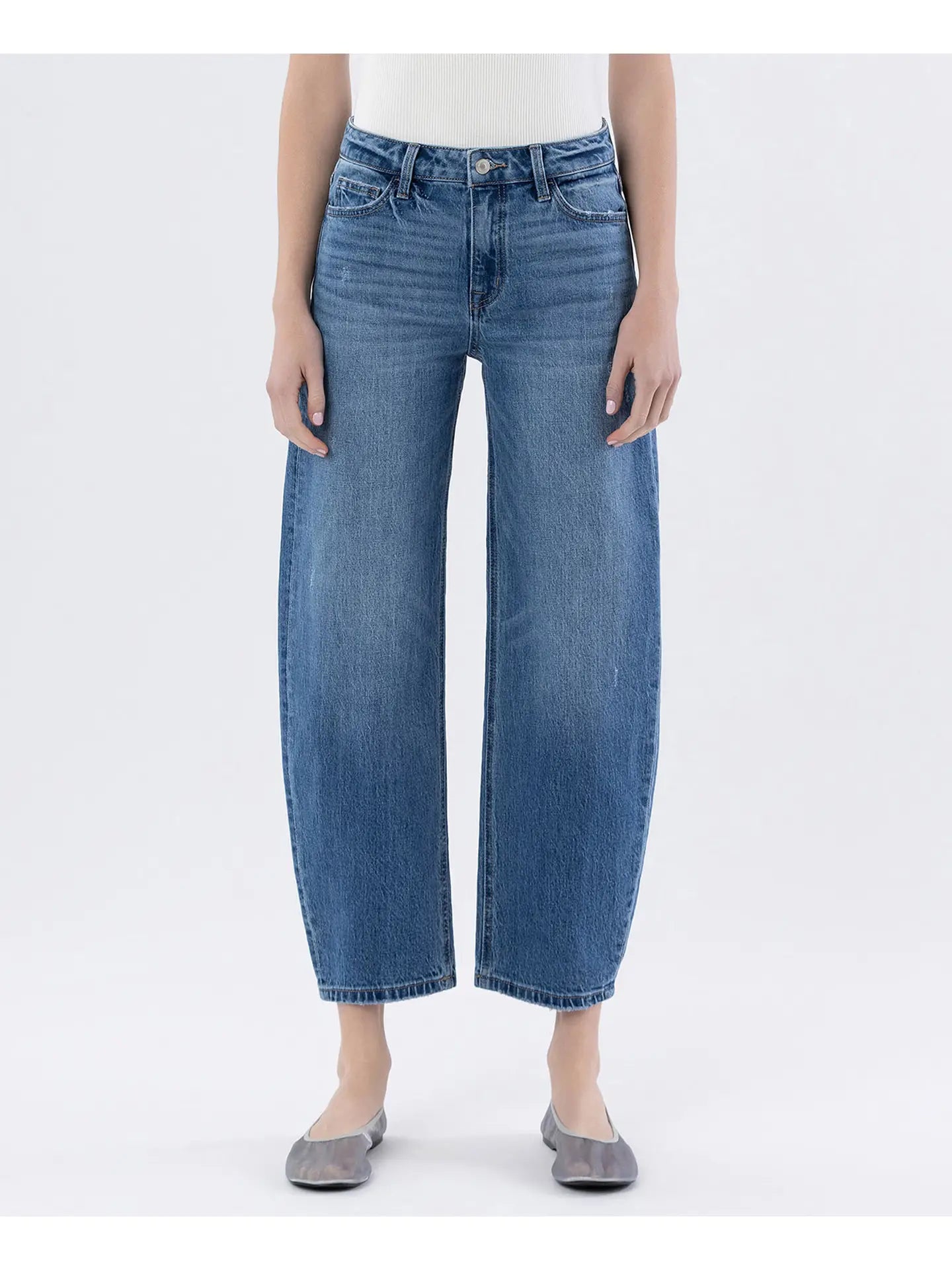 VERVET BARREL JEANS