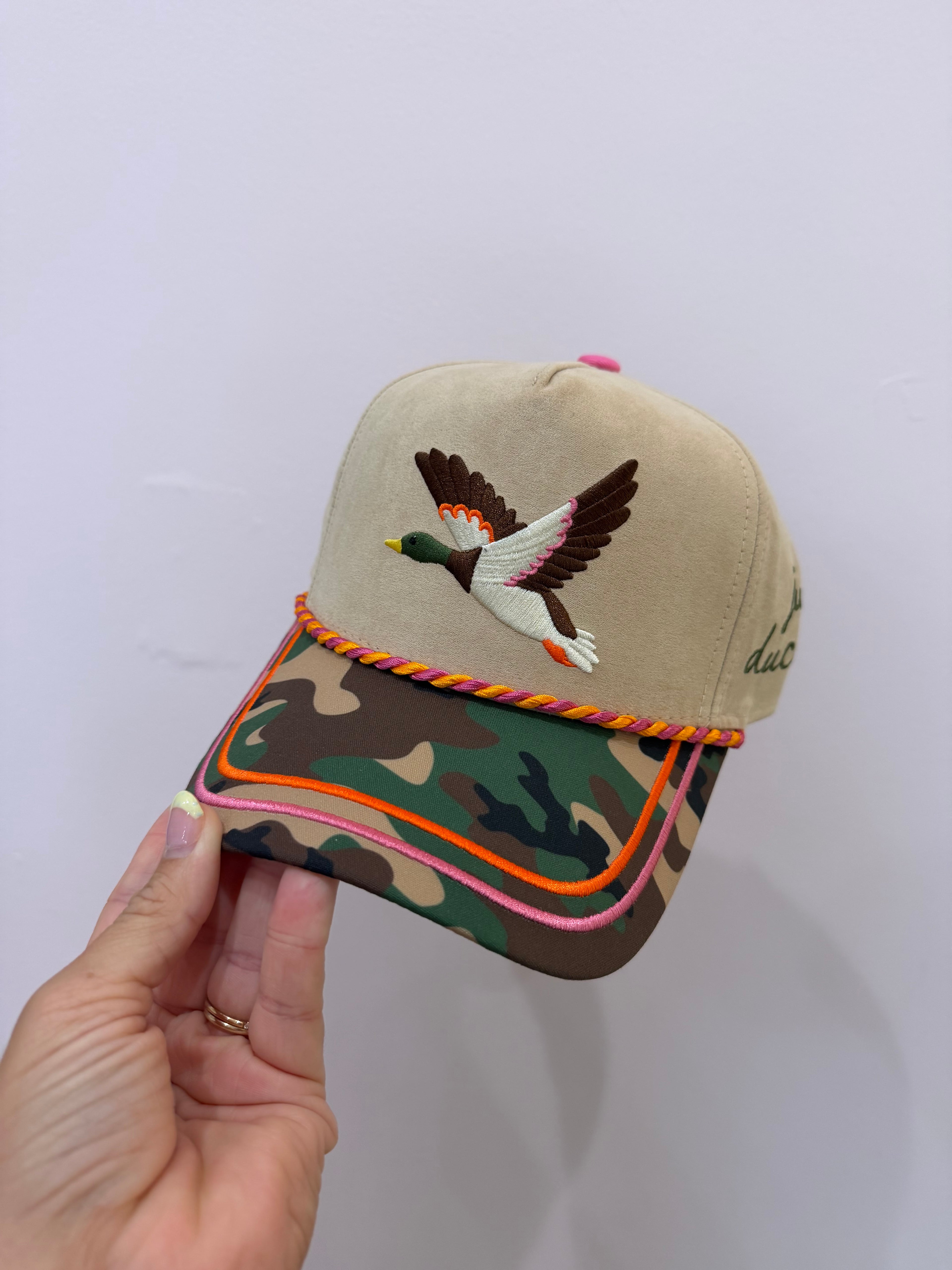 CAMO DUCK HAT