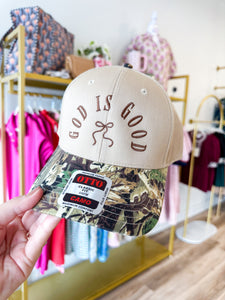CAMO GOD IS GOOD HAT