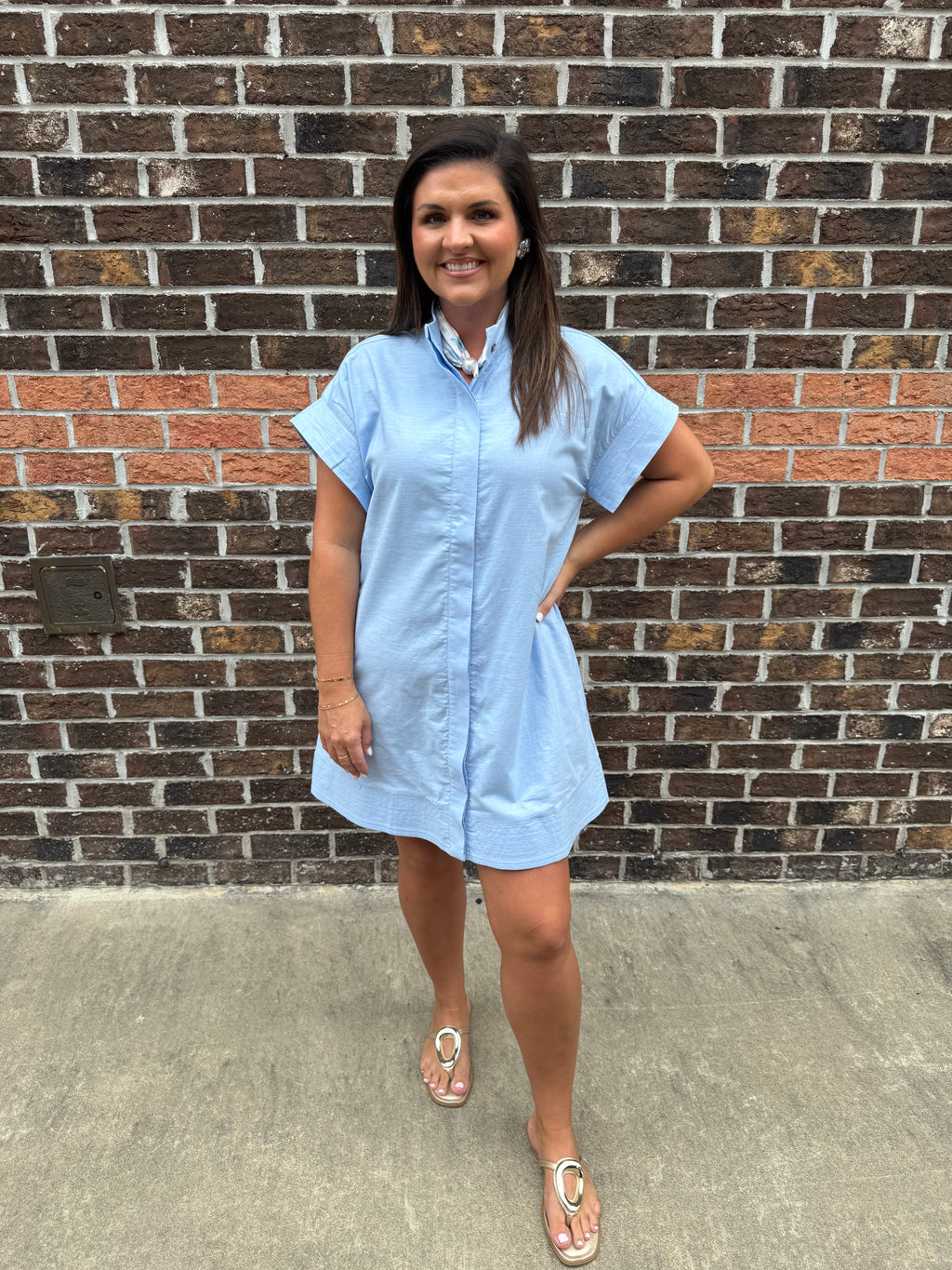 LIGHT BLUE DRESS