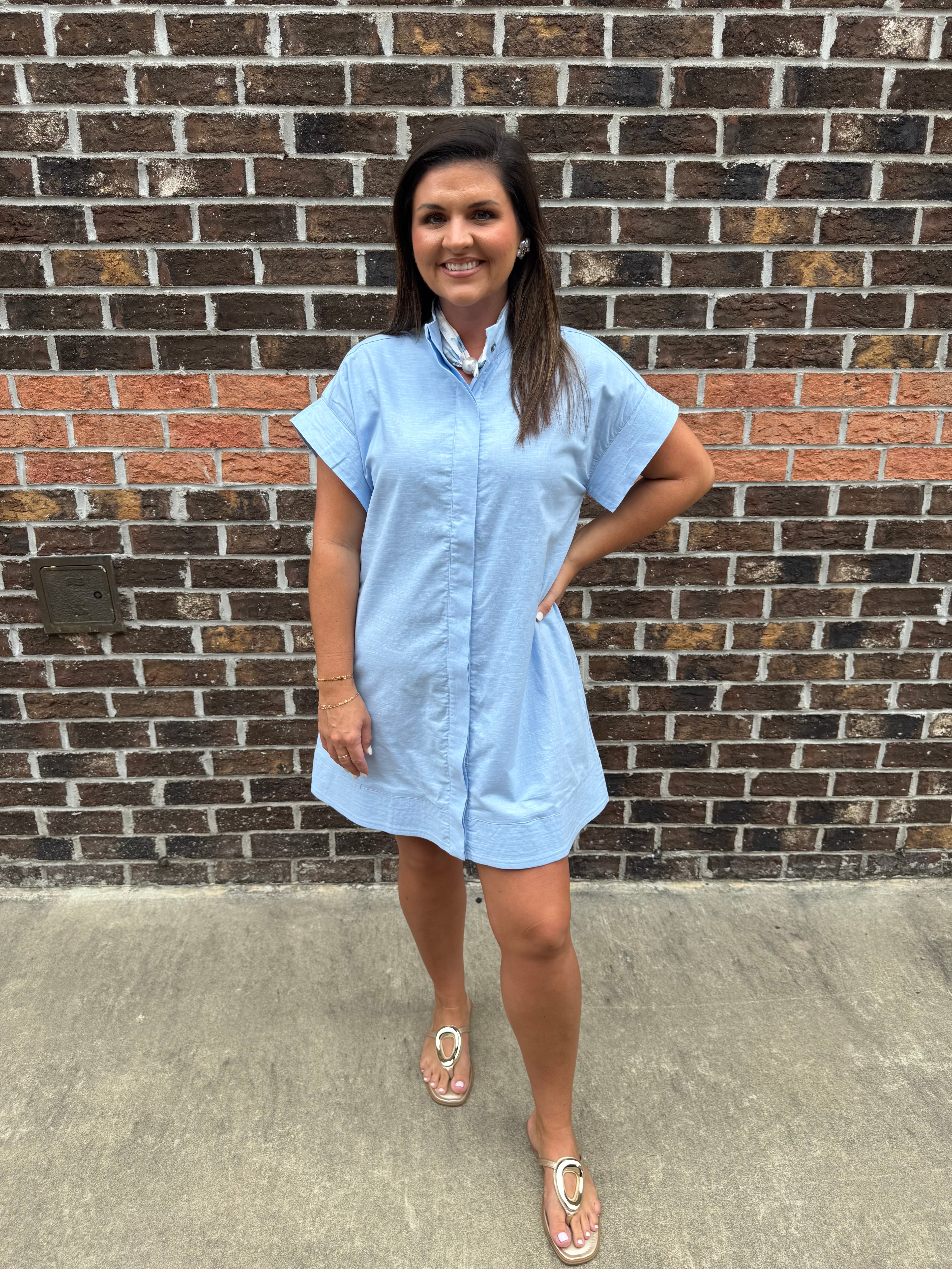 LIGHT BLUE DRESS