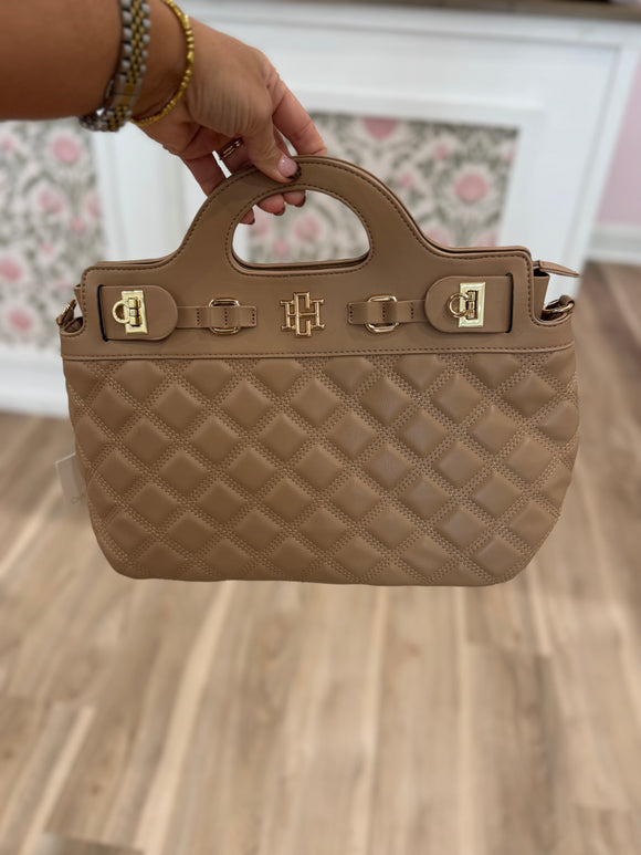 CAROLINE HILL SAVANNAH HANDBAG TAN