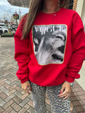 VOGUE MAGAZINE SANTA SWEATSHIRT