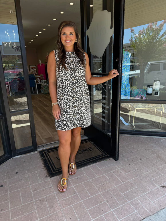 LEOPARD MINI DRESS