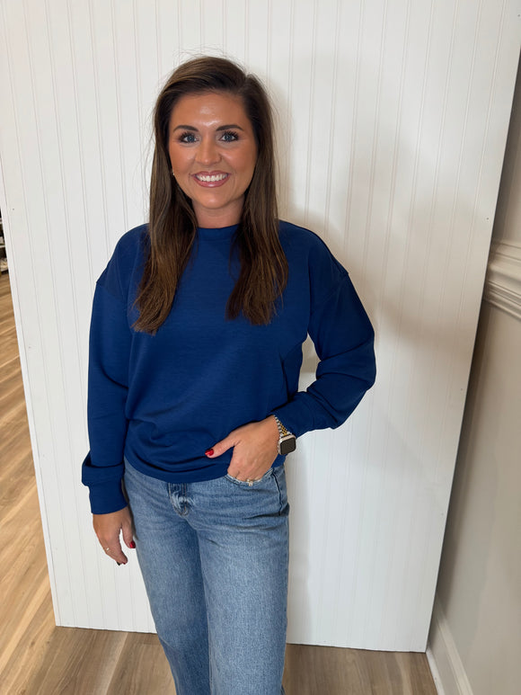 NAVY SCUBA SWEATSHIRT