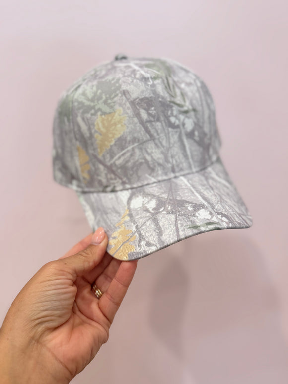GREY CAMO HAT