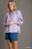 LAVENDER TEXTURE TOP