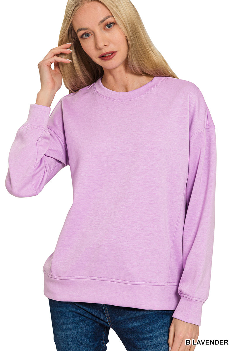 LAVENDER SCUBA SWEATSHIRT