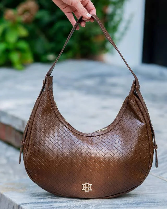 CAROLINE HILL WOVEN PURSE