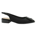BLACK SLING BACK BLOCK HEEL