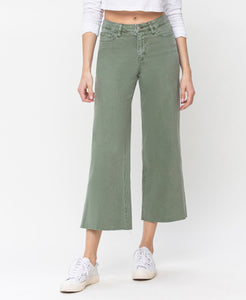 VERVET ARMY GREEN"OLIVIA" WIDE LEG