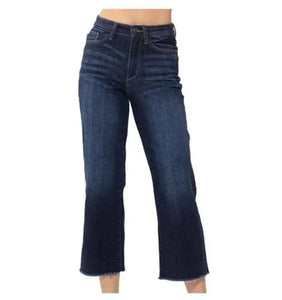 DARK DENIM JUDY BLUE CROP