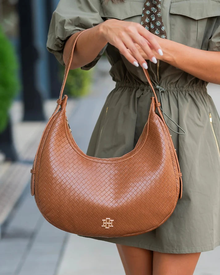 CAROLINE HILL WOVEN PURSE