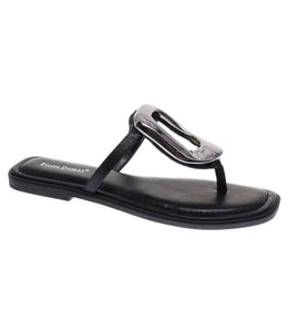 BLACK EMPRESS SANDAL