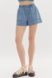 DENIM SHORTS