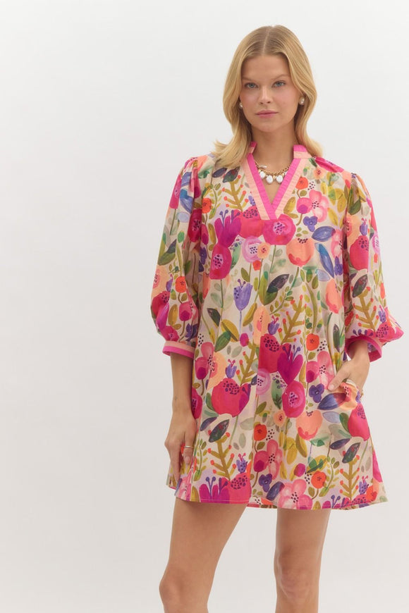 FLORAL DRESS