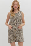LEOPARD MINI DRESS