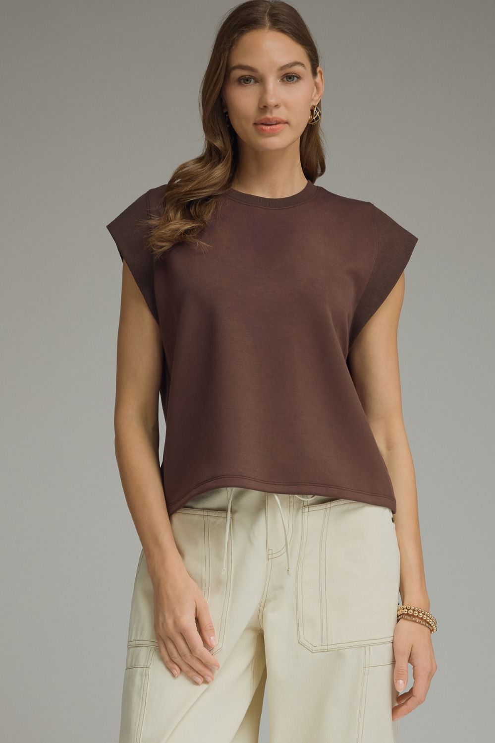 BROWN EVERYDAY TOP