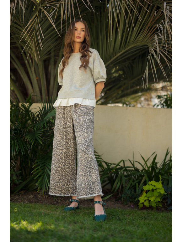 MUTED LEOPARD PANTS
