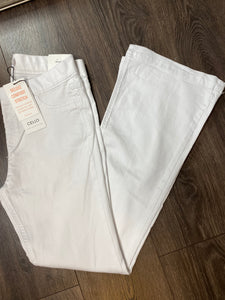 WHITE CELLO FLARE JEANS LONG